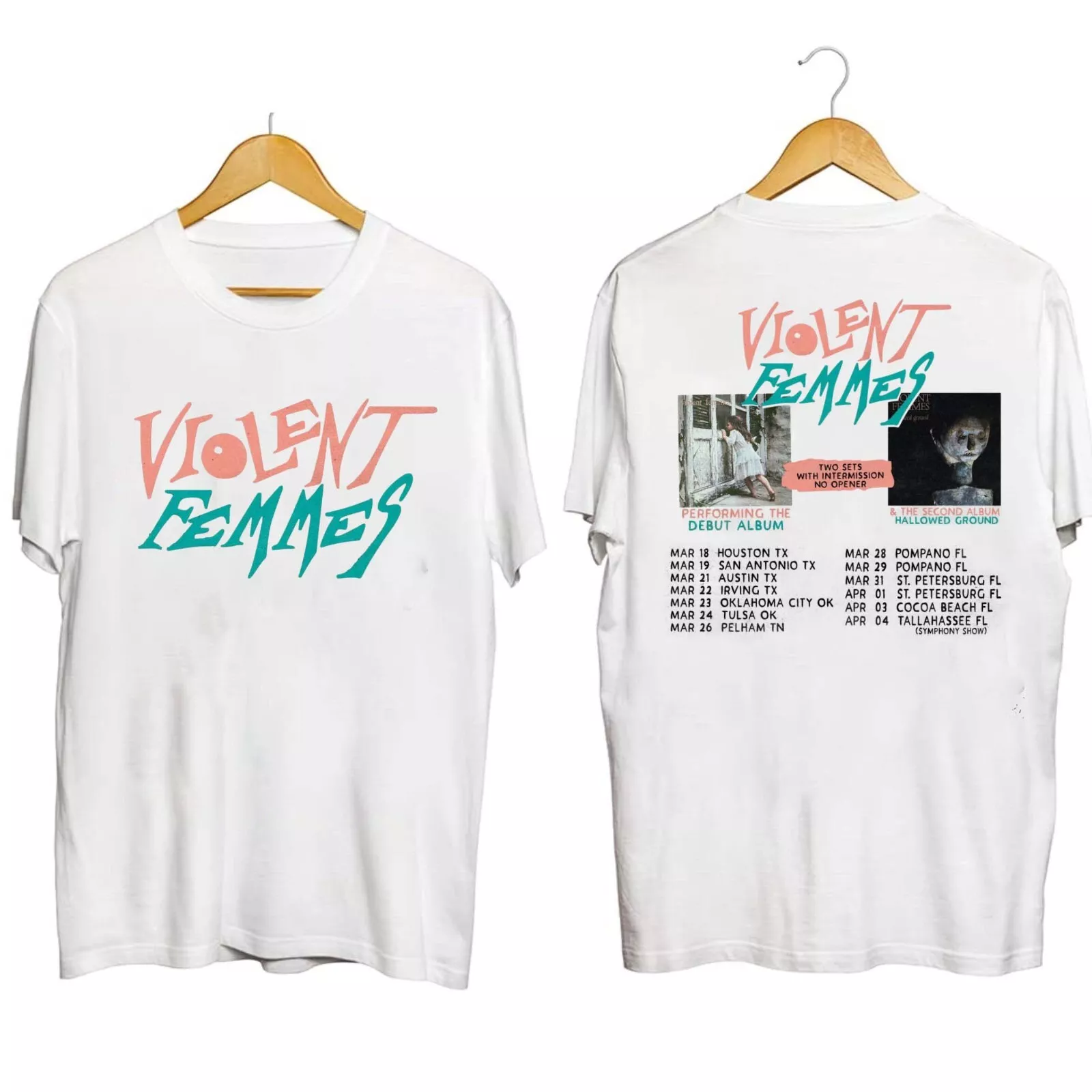 Violent Femmes Tour 2025 Shirt White