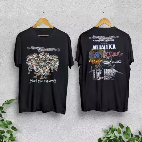 Vintage Metallica Summer Sanitarium Tour Rock Band T-Shirt