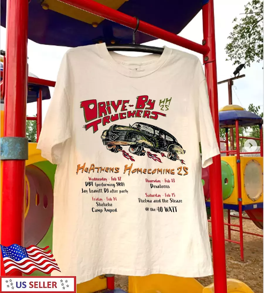 Drive-By Truckers Band Tour 2025 Gift For Fan White T-Shirt