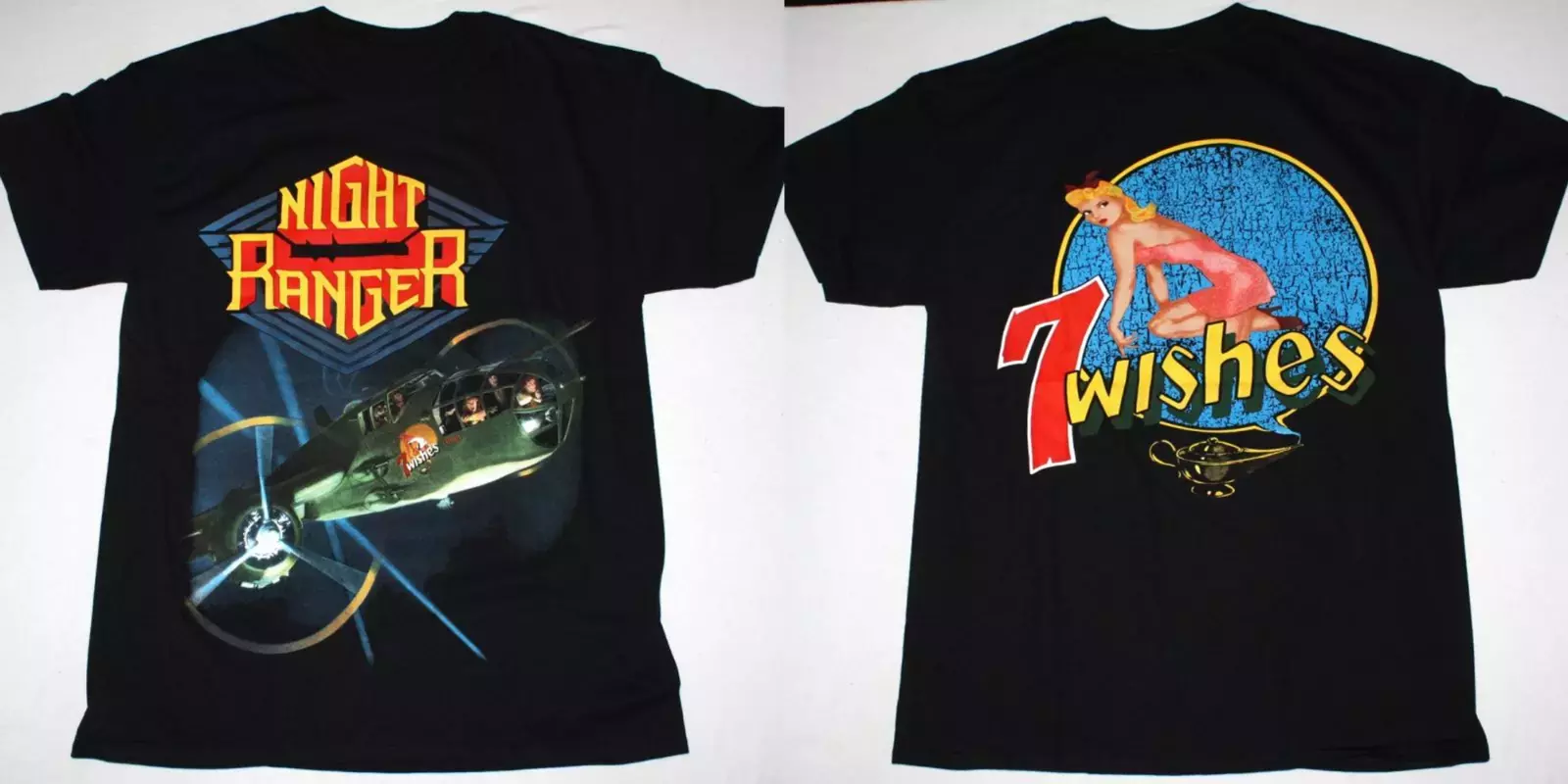 Night Ranger Band Double-Sided Black All Size GifShirt