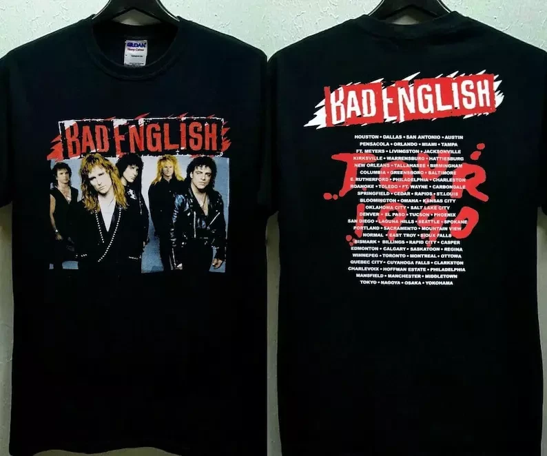 Bad English Concert World Tour 1990 T-Shirt