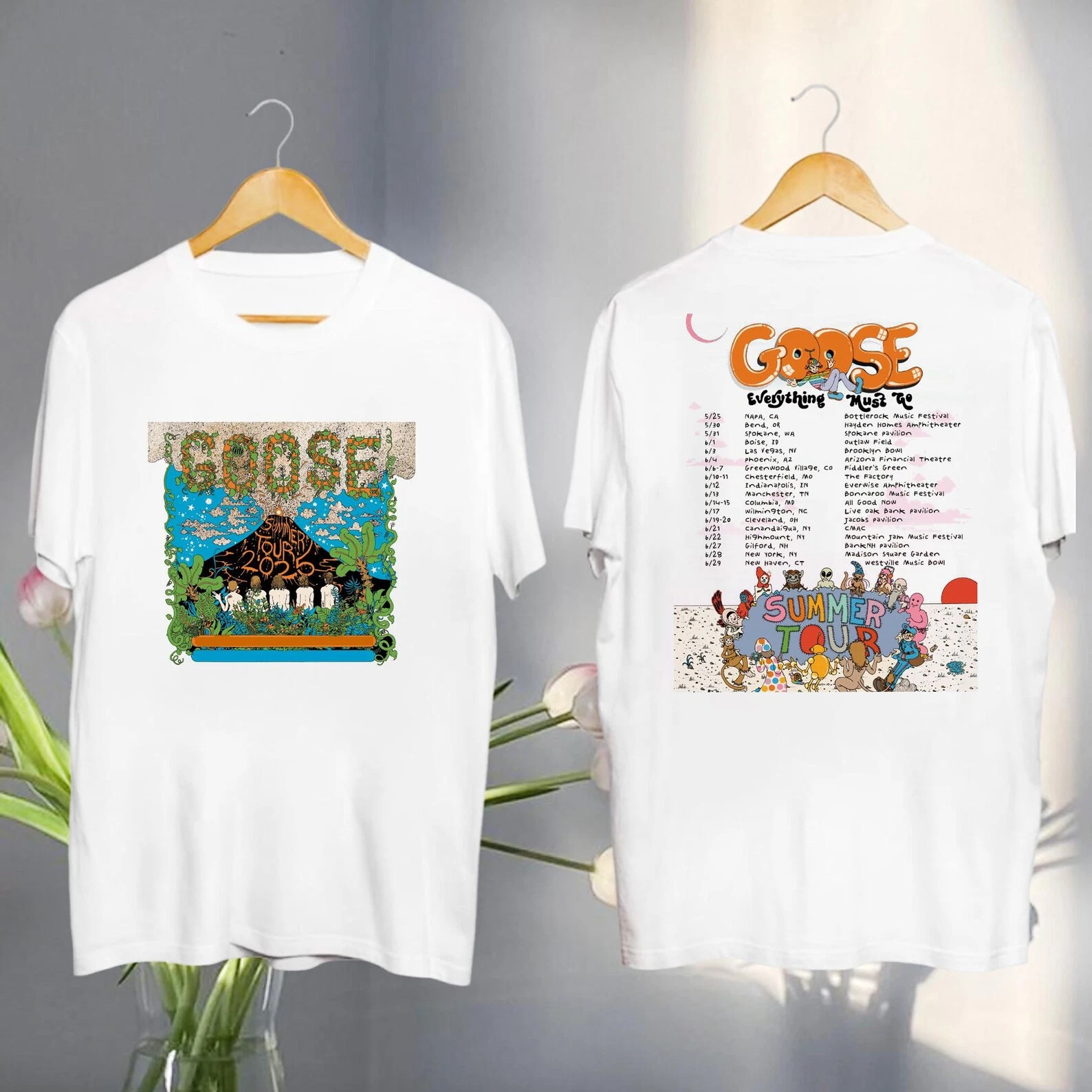 2025 Goose The Band Everything Must Go Summer Tour Shirt