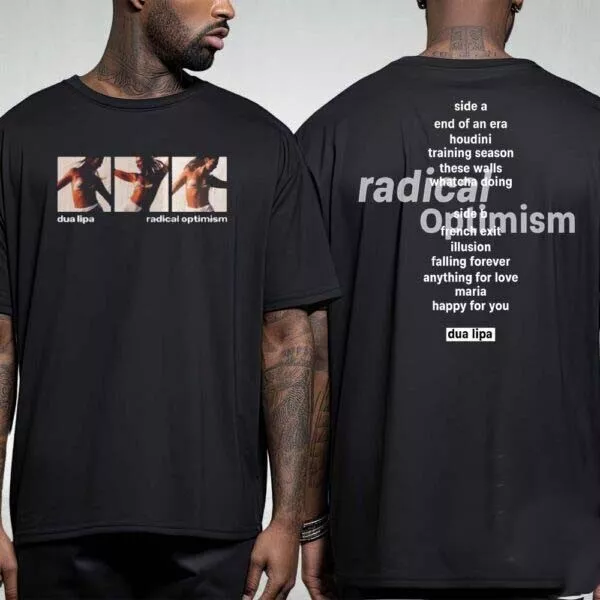 Dua Lipa Radical Optimism 2025 Limited Tee American 2 Sides T-Shirt