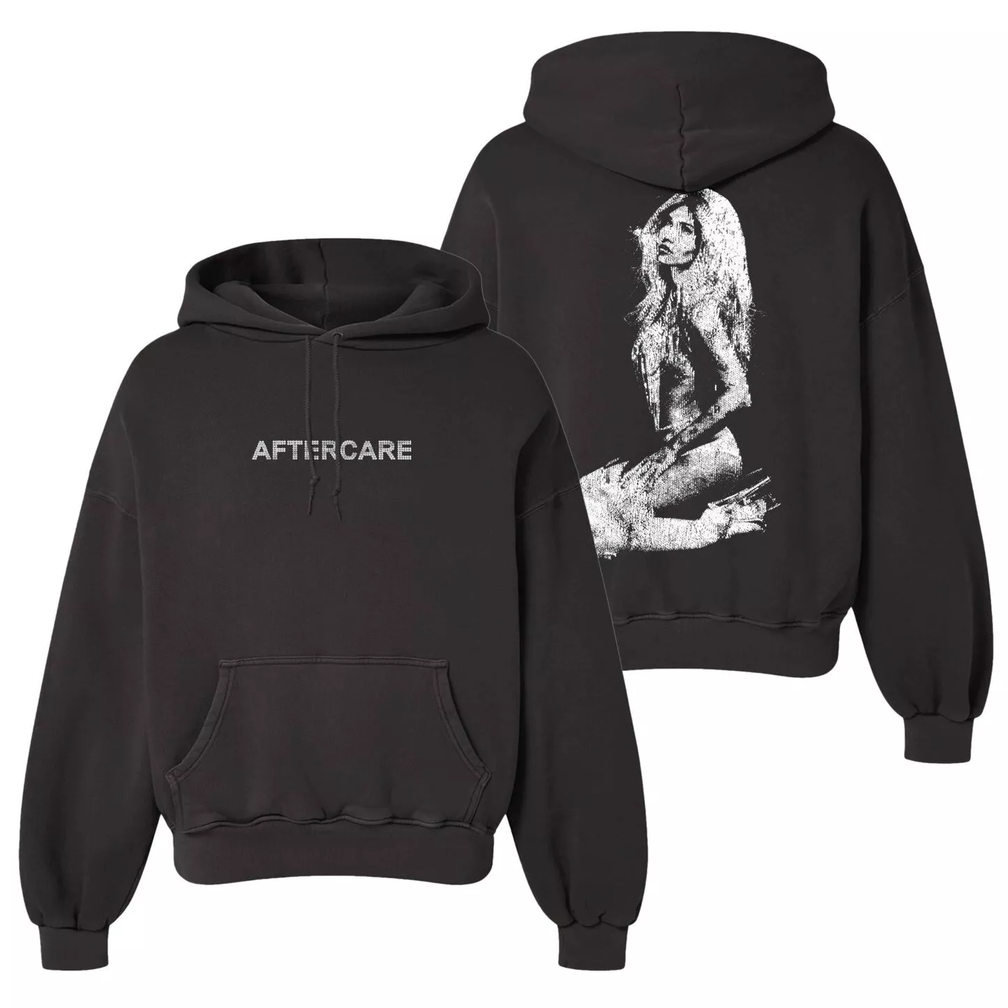 Nessa Barrett 2025 Aftercare Rhinestone Photo Hoodie