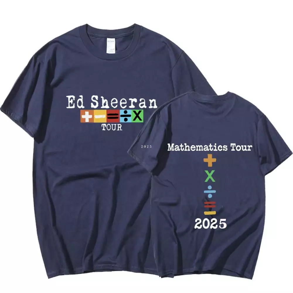Ed Sheeran Tour 2025 Gift For Fan Unisex 2-Sides T-Shirt