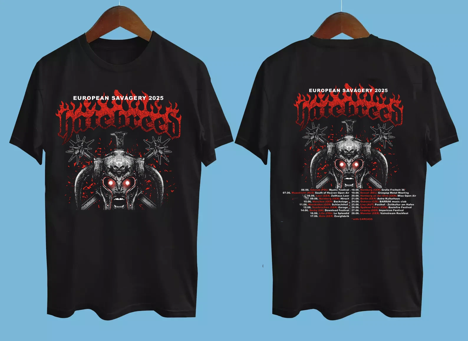 Hatebreed Tour 2025 Collection Gift For Fan 2-Sides T-Shirt