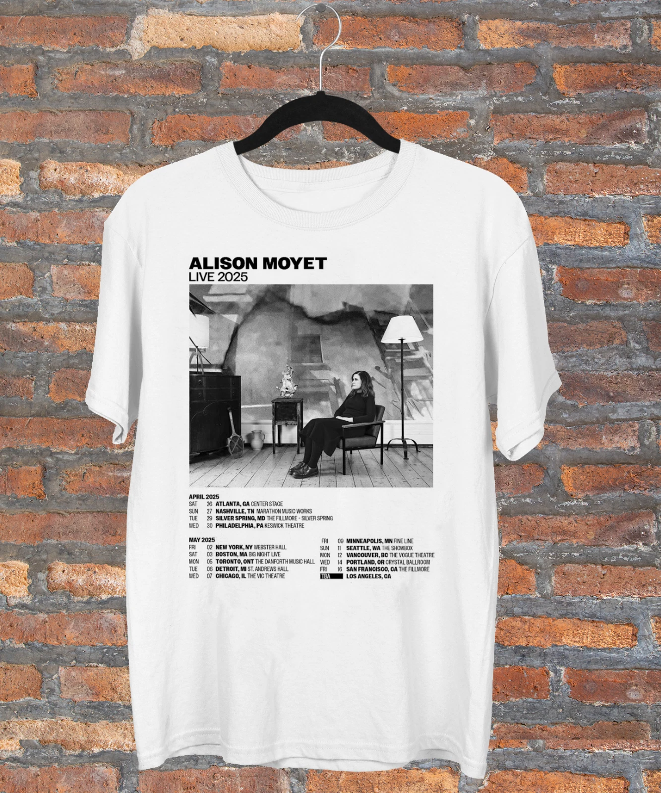 Alison Moyet Yazoo Tour 2025 Gift For Fan Full Size T-Shirt