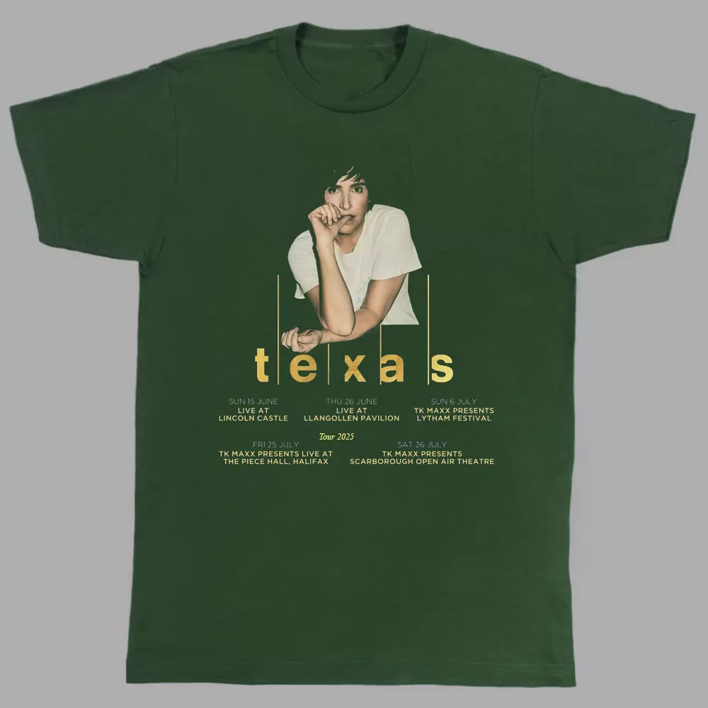 Texas, 2025 Uk Tour Band Collection Gift For Fan Unisex T-Shirt