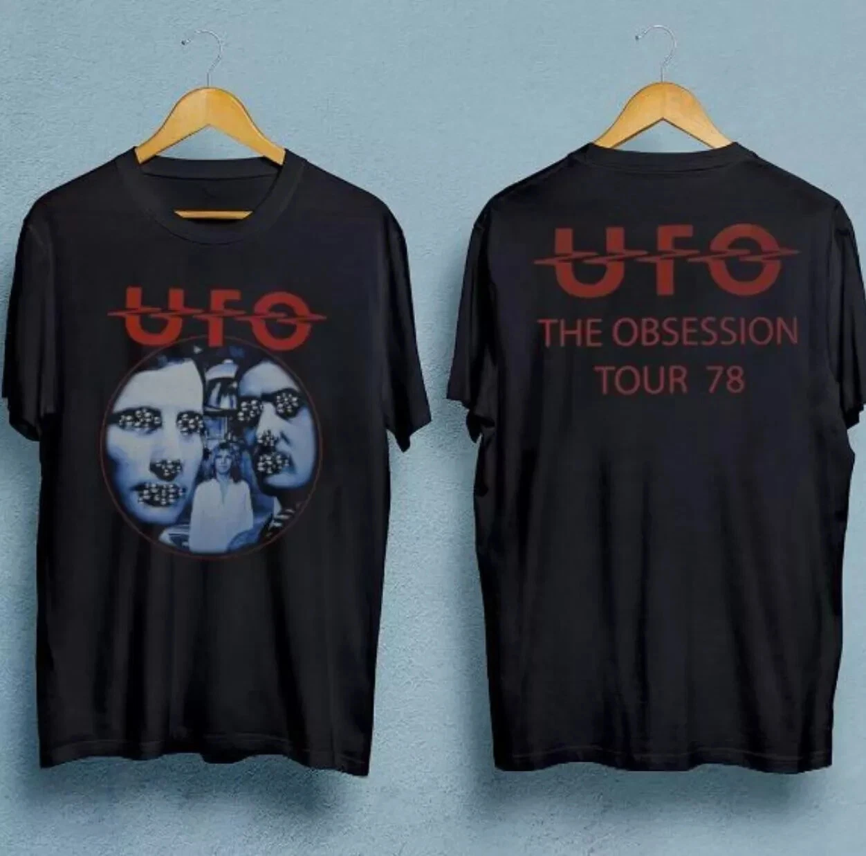 Vintage Ufo The Obsession Tour Men T-Shirt