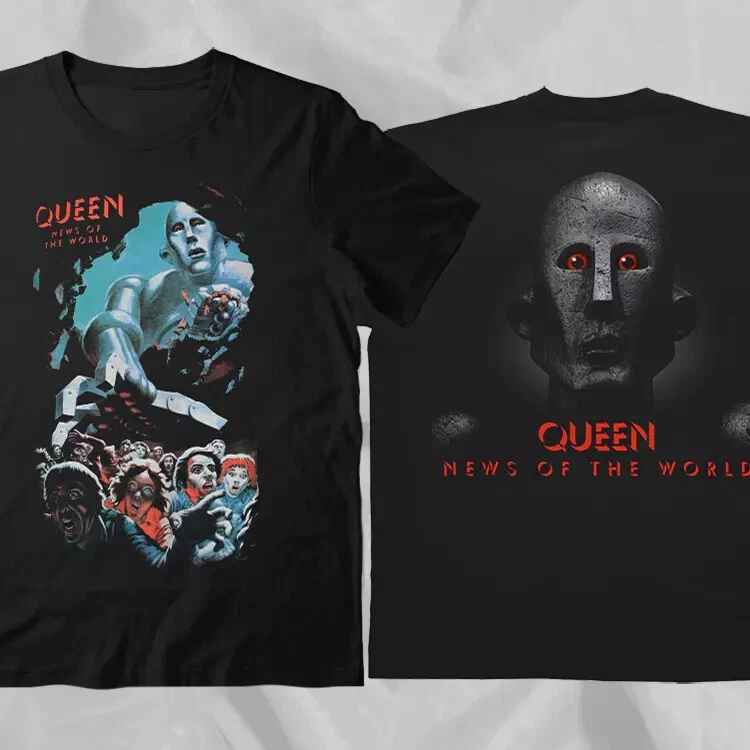 Vintage Queen News Of The World Double Sided T-Shirt