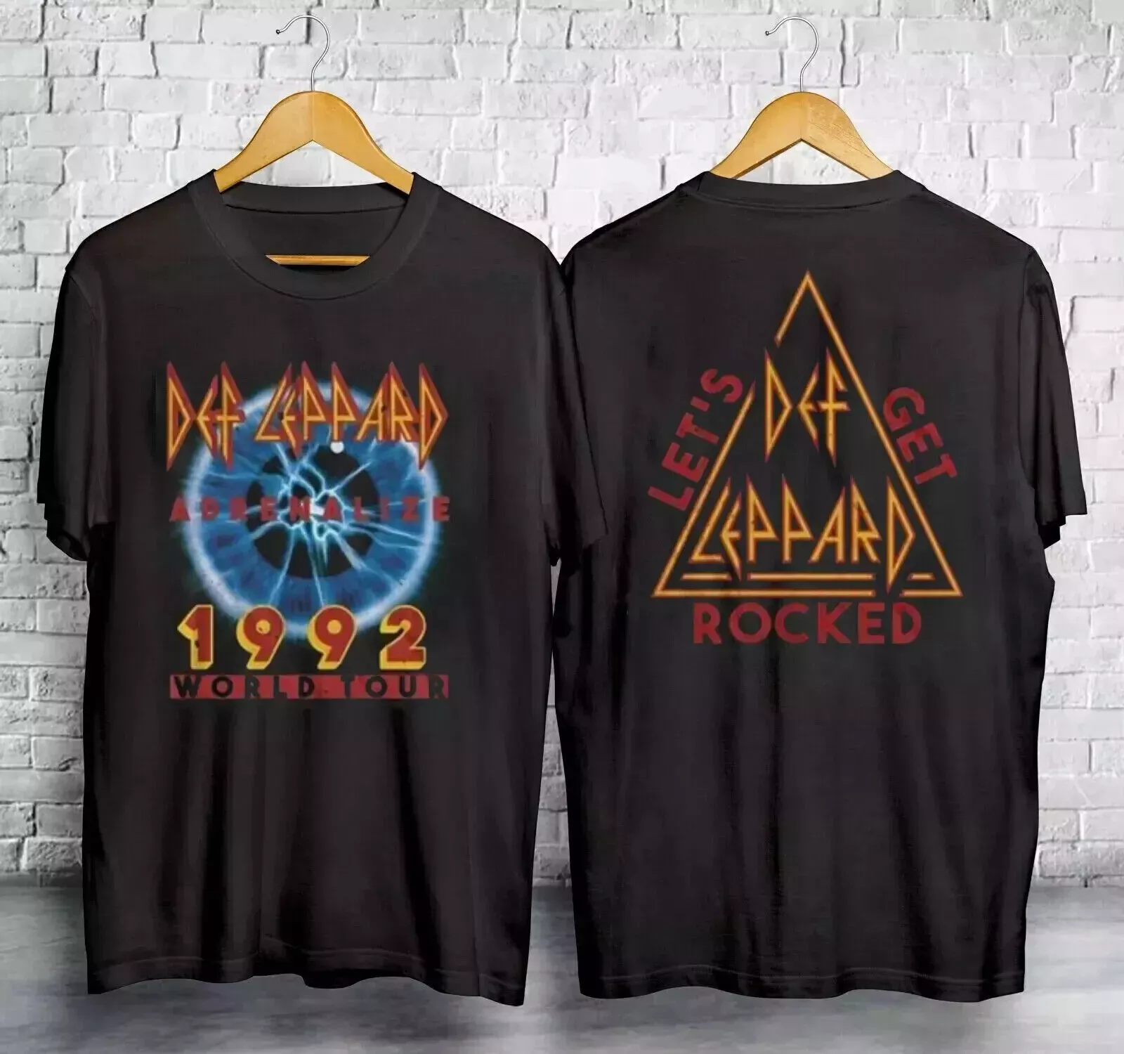 Def Leppard Concert, Adrenalize 1992 World Tour T-Shirt