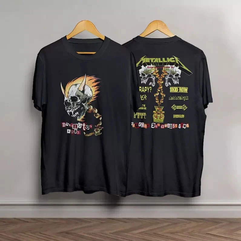 Vintage 1995 Metallica Donnington Park Concert T-Shirt