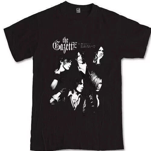 The Gazette Gazetto T-Shirt Japanese Visual Kei Cotton Tee Unisex T-Shirt