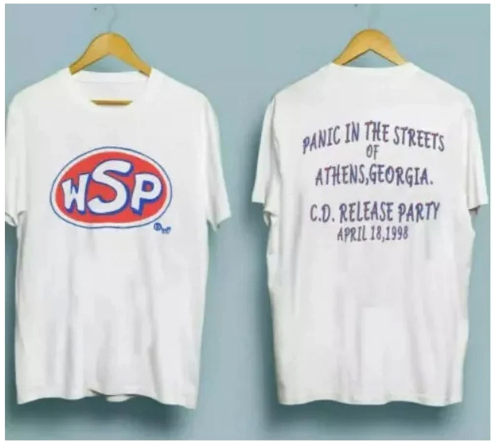 90S Widespread Panic In The Streets Athens Georgia 1998 Band Shirt