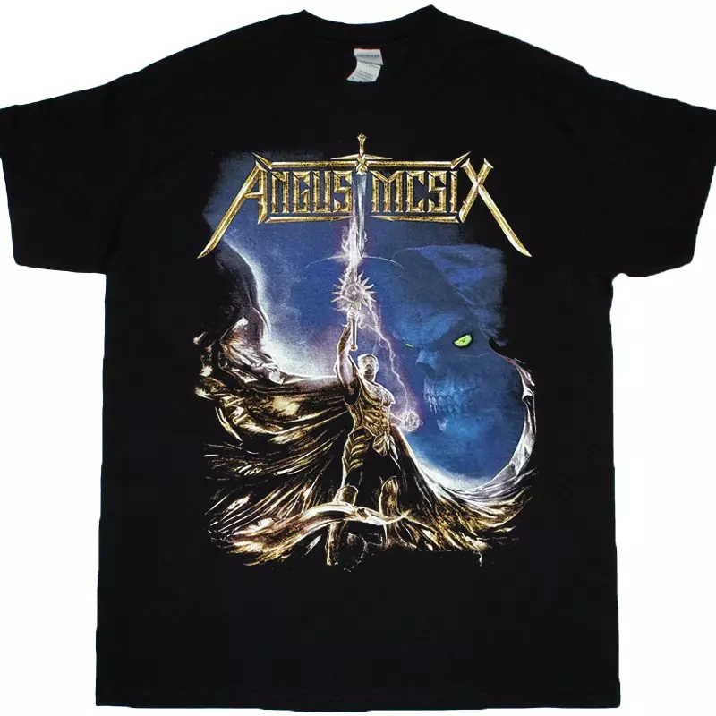 Angus Mcsix Master Of The Universe New Black T-Shirt