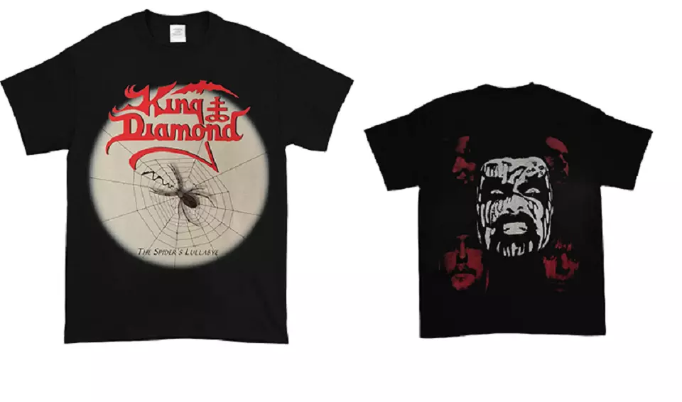 King Diamond Spider'S Lullabye New Black T-Shirt Double Side