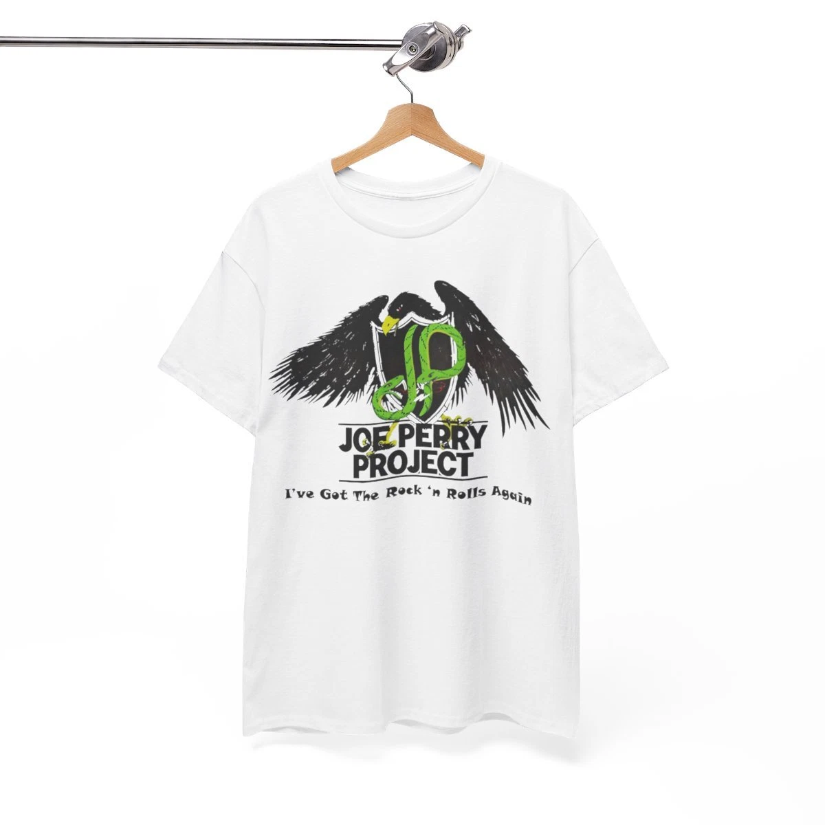 The Joe Perry Project Double-Sided T-Shirt White Unisex Tee All Sizes