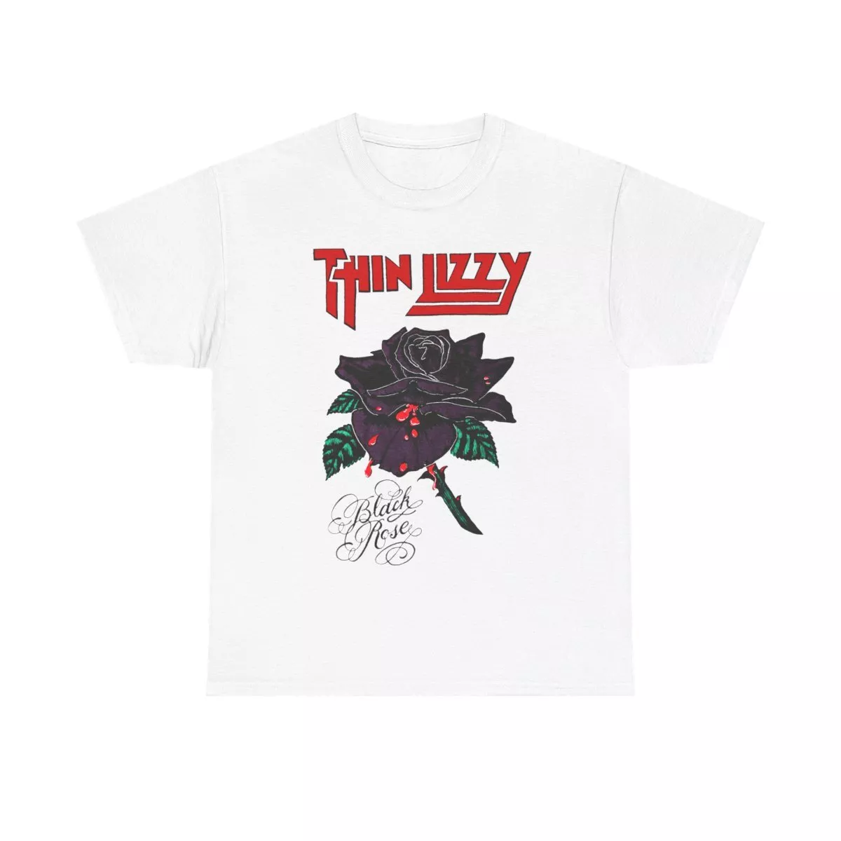 1979 Thin Lizzy The Black Rose Rare Vintage Double Sided T-Shirt