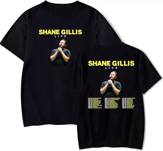 New Shirt For Fan Shane Gillis 2025 Tour-Double Sided Shirt