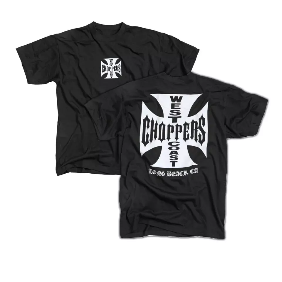 West Coast Chopper 2 Sides Graphic Black T-Shirt