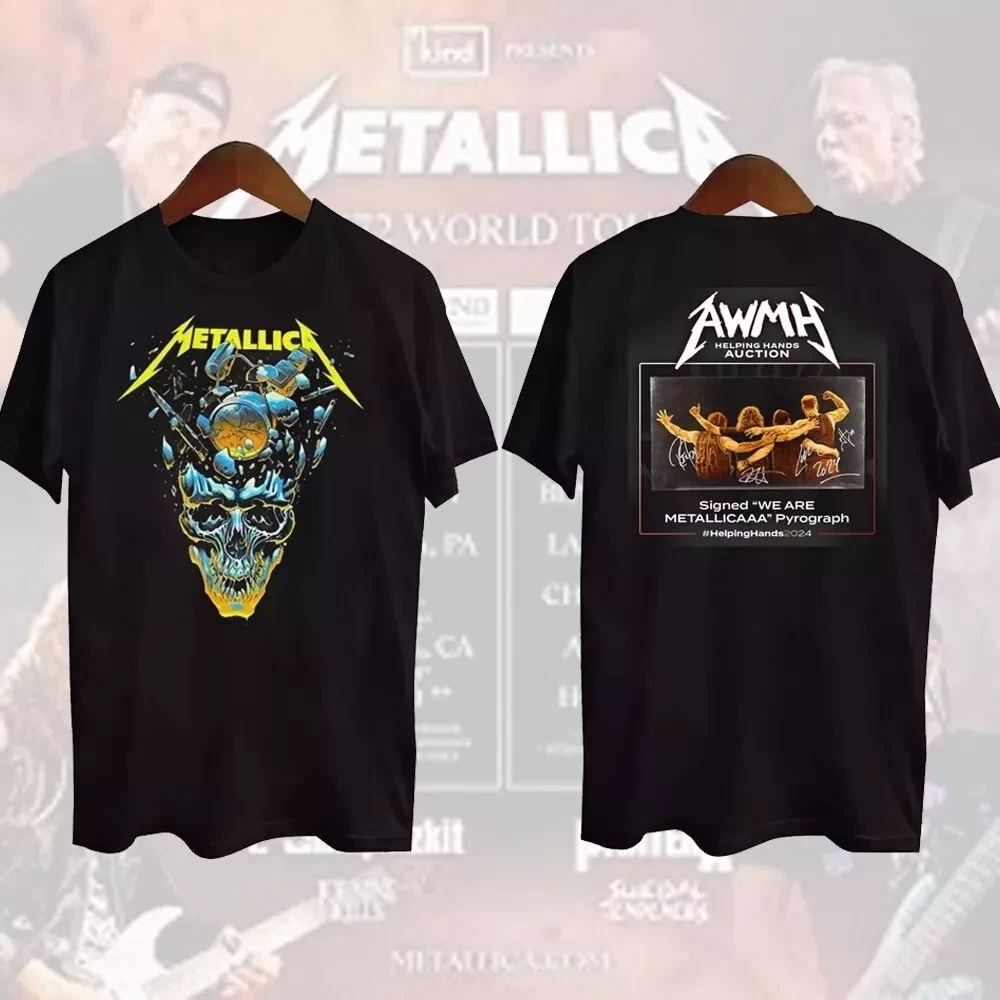 Metallica 2025 Tour Collection Shirt, Rock Band Concert T-Shirt, Gift For Fans