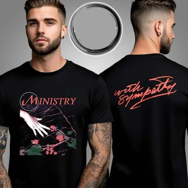 Ministry North America 2025 Tour With Sympathy Album Two Sided Unisex T-Shirt