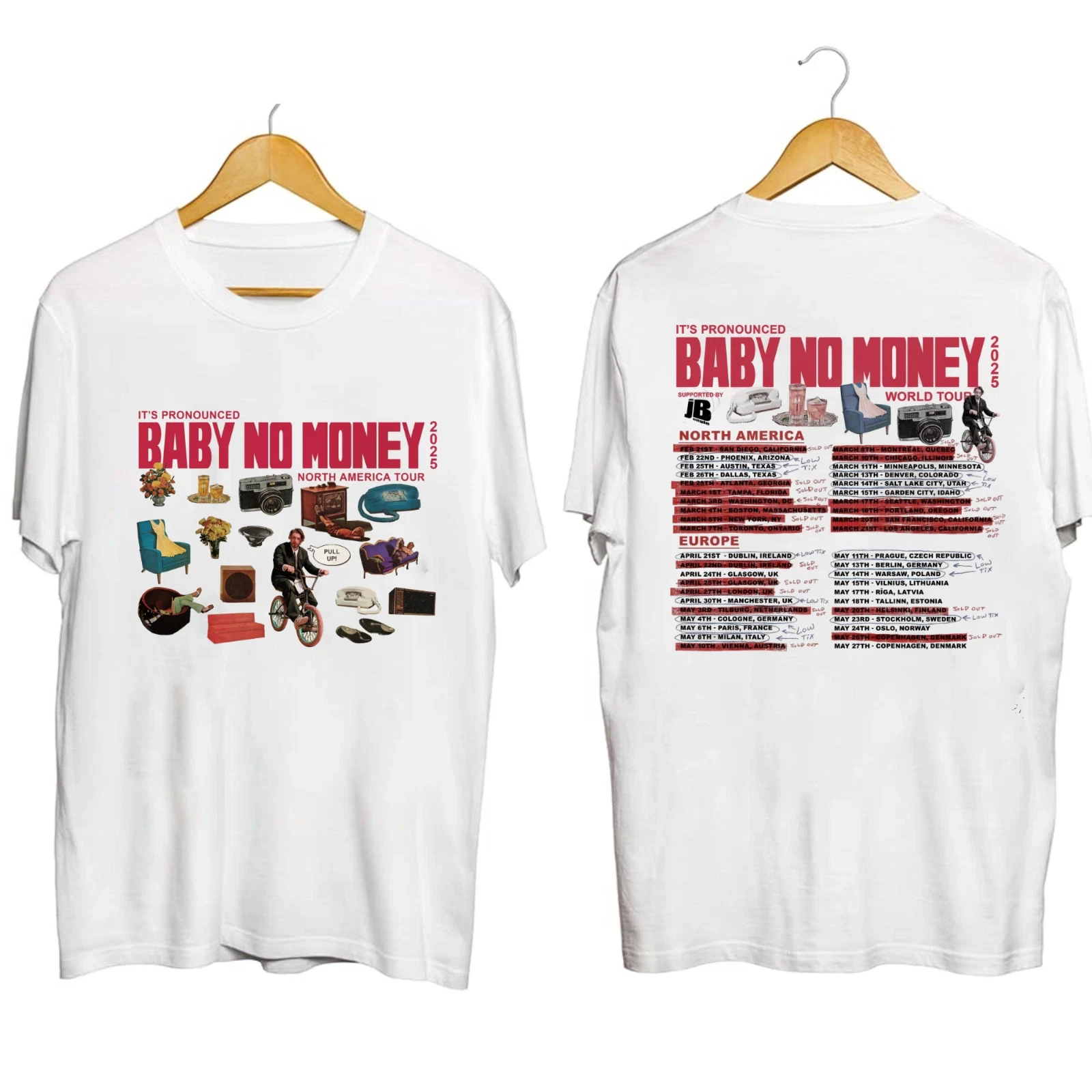 New  Baby N Money Tour 2025 Shirt Gift For Fans All Size S-4Xl