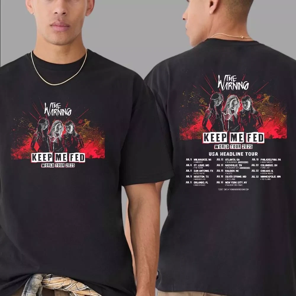 The Warning Band Keep Me Fed World Tour 2025 T-Shirt