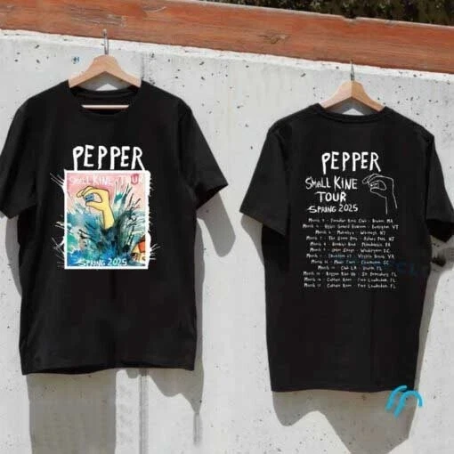 Pepper Small Kine Tour Spring 2025 Unisex T-Shirt Size S-4Xl Fans Gift