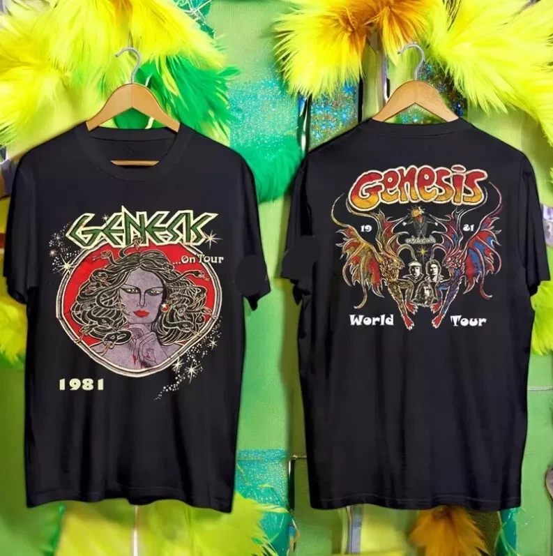 Retro Genesis World Tour 1981 T-Shirt Perfect Gift For Friends & Family