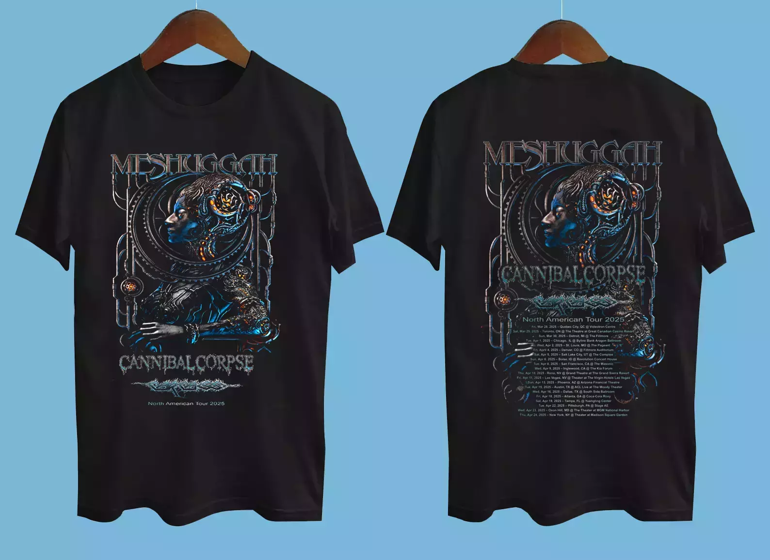 Meshuggah Announce 2025 North American Tour Gift For Fan T-Shirt