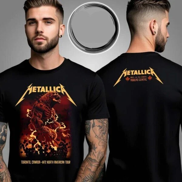 Metallica M72 Toronto Canada At Rogers Centre On April 24 2025 M72 Tour Shirt