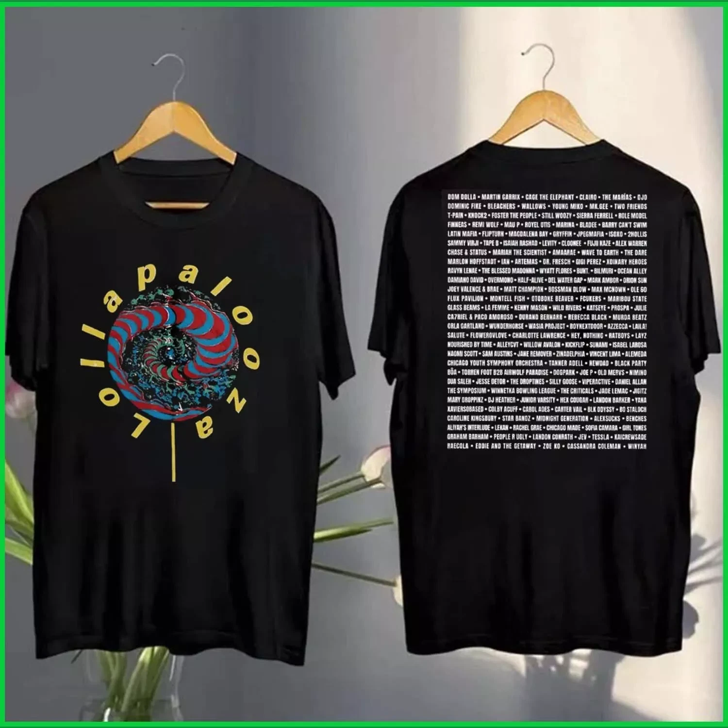 Lollapalooza Festival 2025 Lollipop Full Lineup Classic T-Shirt All Size
