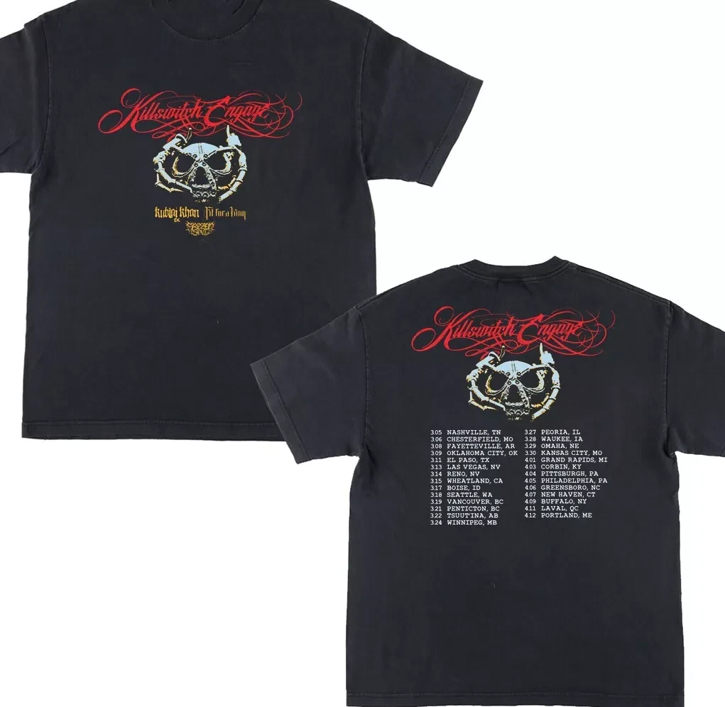 New Killswitch Engage 2025 Tour Gift For Fans Unisex Shirt