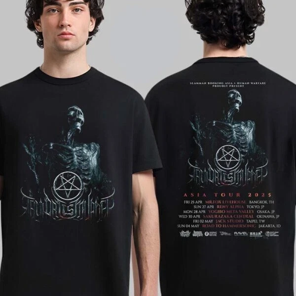 Thy Art Is Murder Asia Tour 2025 Schedule Tour Dates Two Sides Unisex T-Shirt