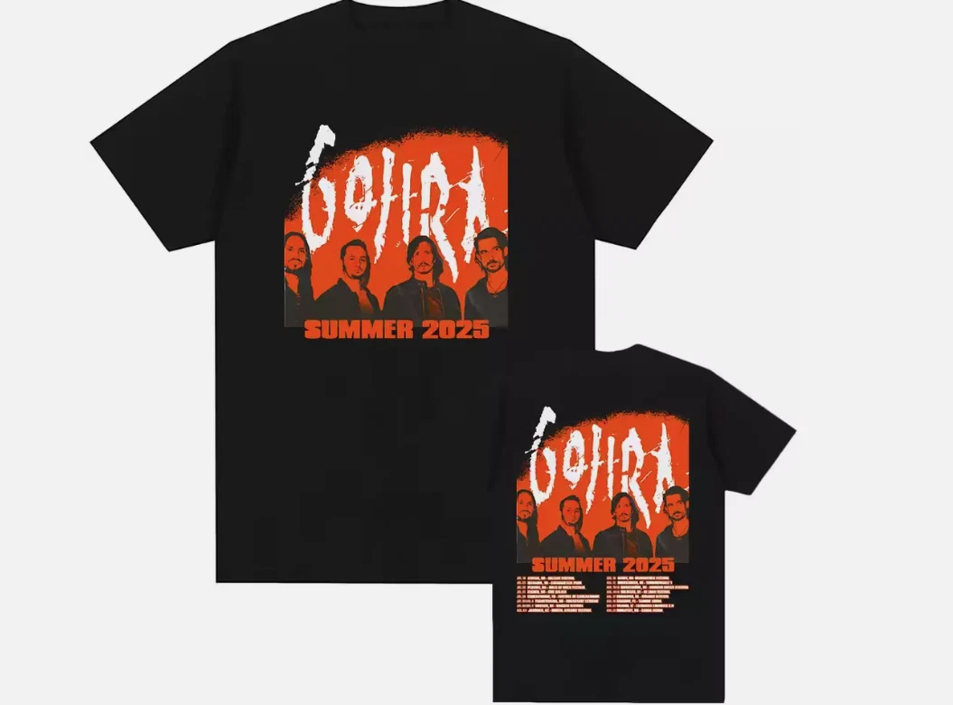 Gojira Summer 2025 Tour T-Shirt For Fans Double Sided