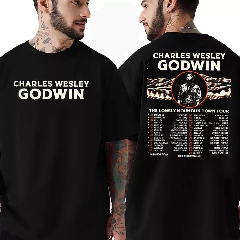 Charles Wesley Godwin The Lonely Tour 2025 With Guest Nolan Taylor T-Shirt