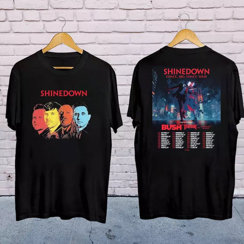 Graphic Shinedown Dance Kid Dance Tour 2025 Shirt, Shinedown Band Concert 2025