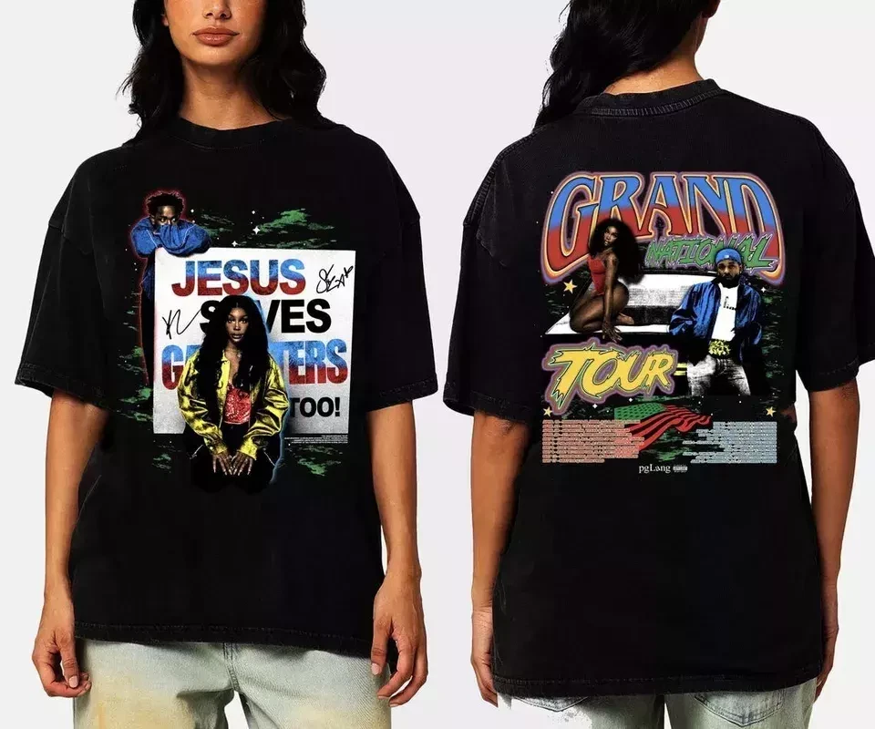 Kendrick And Sza Tour T-Shirt, Grand National Tour 2025 Kendrick Lamar T-Shirt