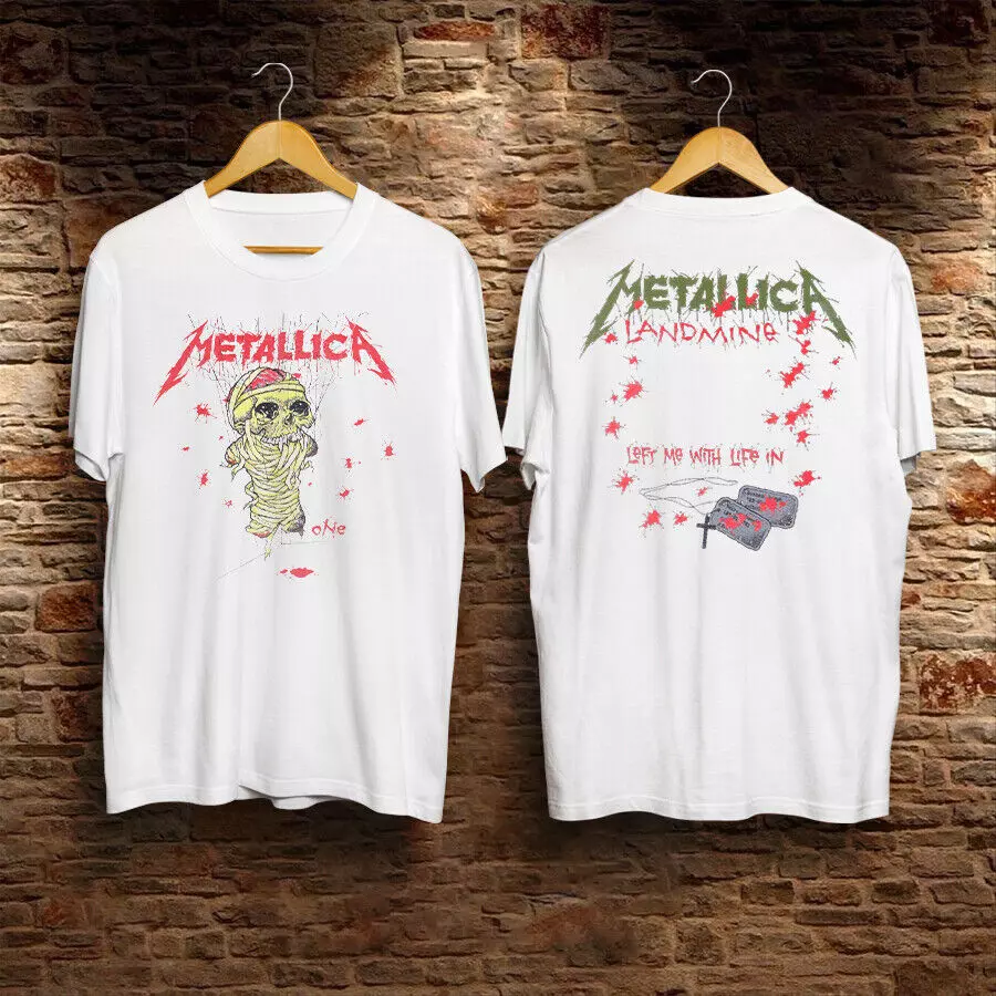 1989 Metallica One Pushead Shirt Vintage Unisex Cotton Gift For Fan Music