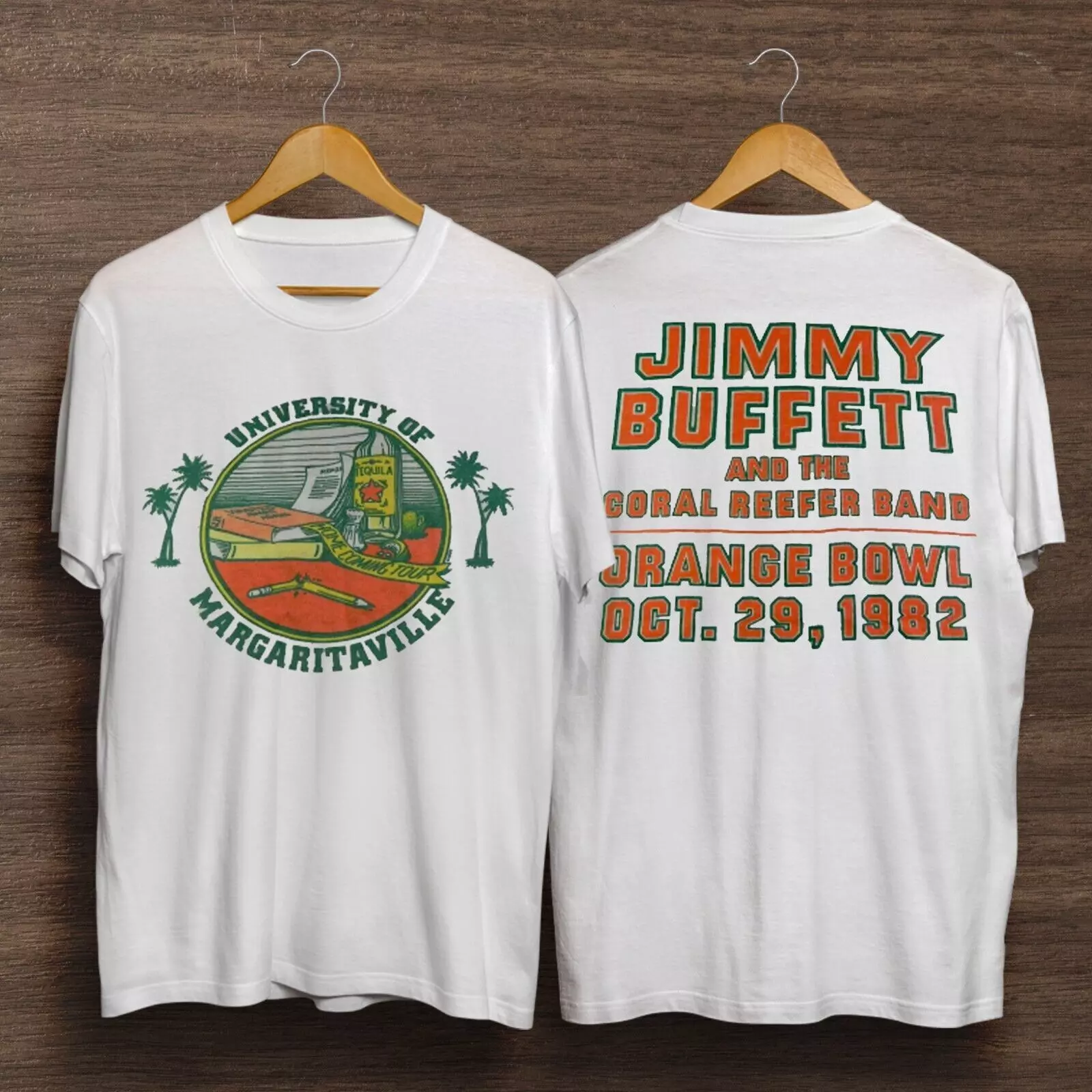 1982S Jimmy Buffett Of Margaritaville Concert Tour 80S Vintage Classic T-Shirt