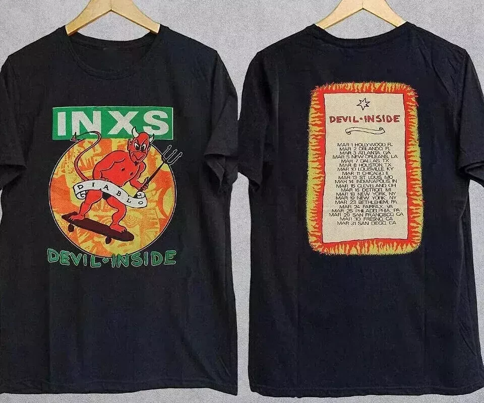 Vintage 1987 Inxs Music Tour T-Shirt Unisex Gift For Fans
