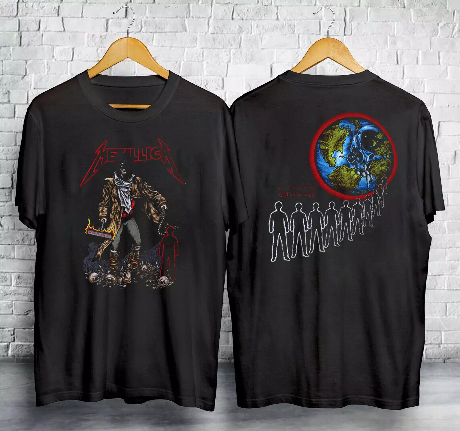 Rare  Vintage 1994 Metallica So Dub Thee Unforgiven Tour Dates Shirt