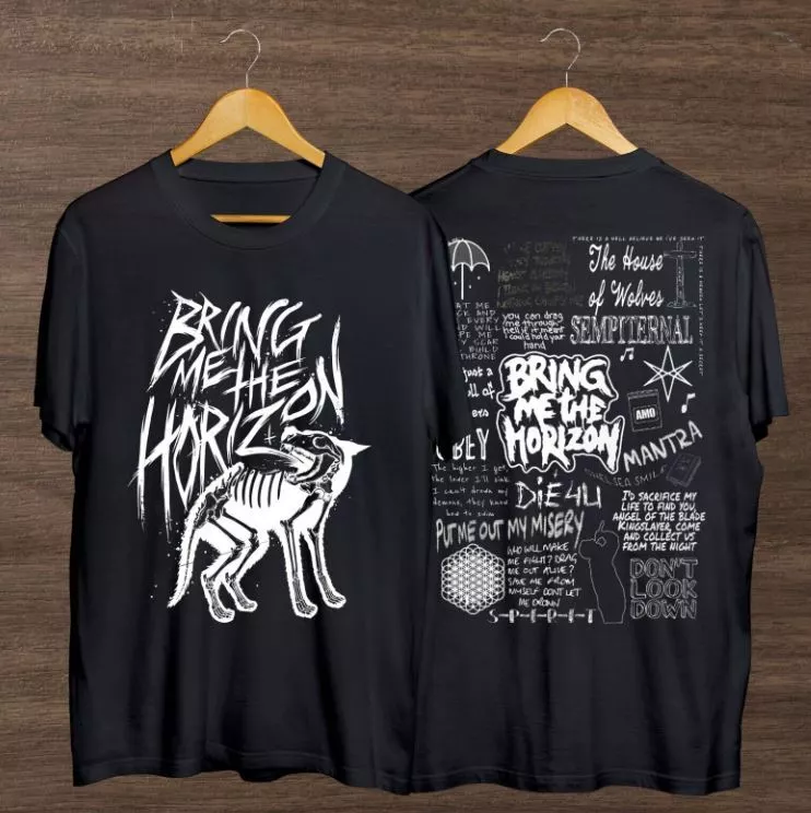 Vintage Bring Me The Horizon Lyric Album Song Doodle Sketch Shirt
