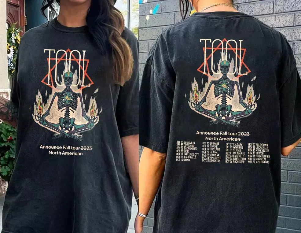 Vintage Tool In ConcerShirt, Tool Band Fan Gift Double Sides