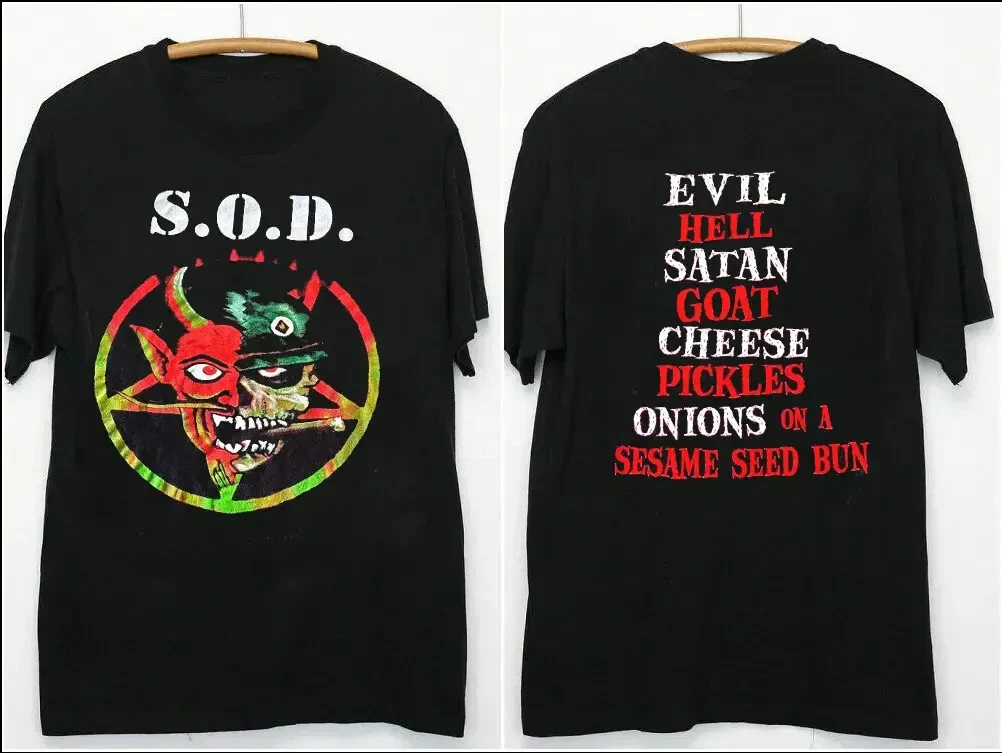 Sod Band Vintage Stormtroopers Of Death Black All Size Shirt