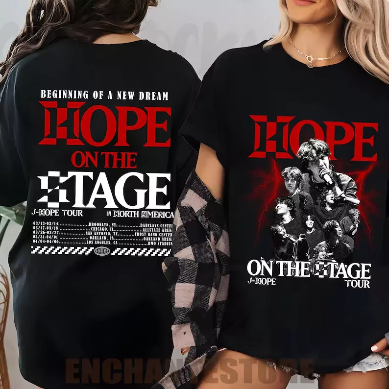 Retro J-Hope Tour Hope On The Stage Tour Shirt