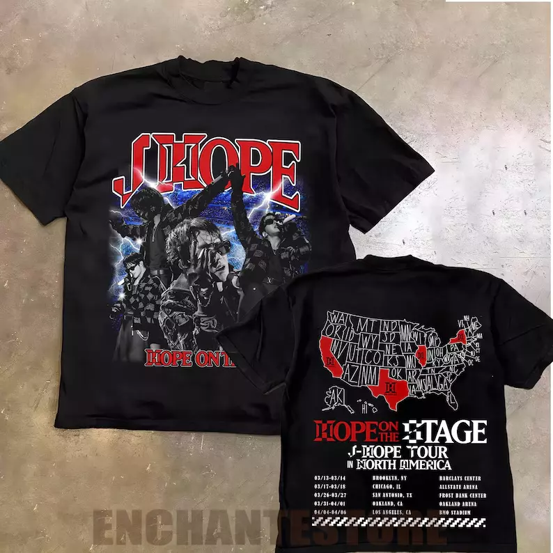 Retro J-Hope Tour Hope On The Stage Tour Shirt