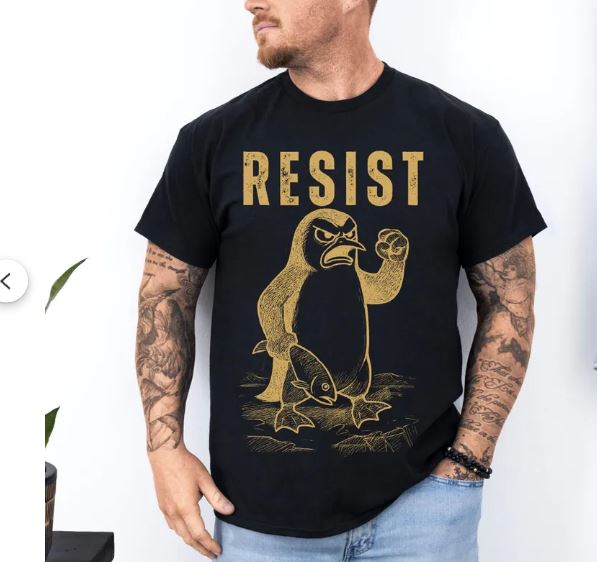 Mens Resistance Shirt Penguins Resis Shirt