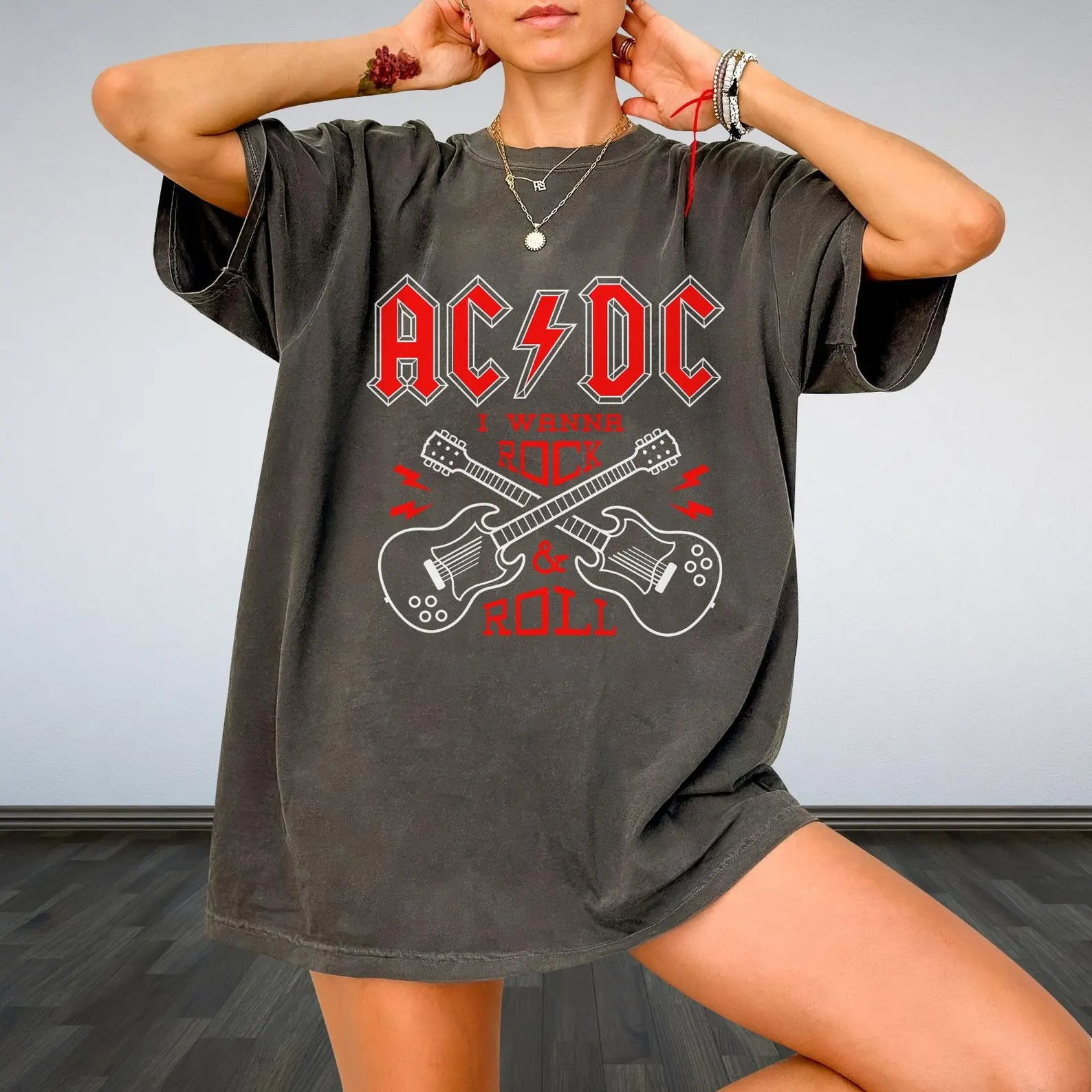 Acdc Shirt, Rock And Roll Tour 2025 Shirt, Acdc Music Concert Tee Shirt, Acdc Power Up 2025 TShirt, Rock Legends Tee